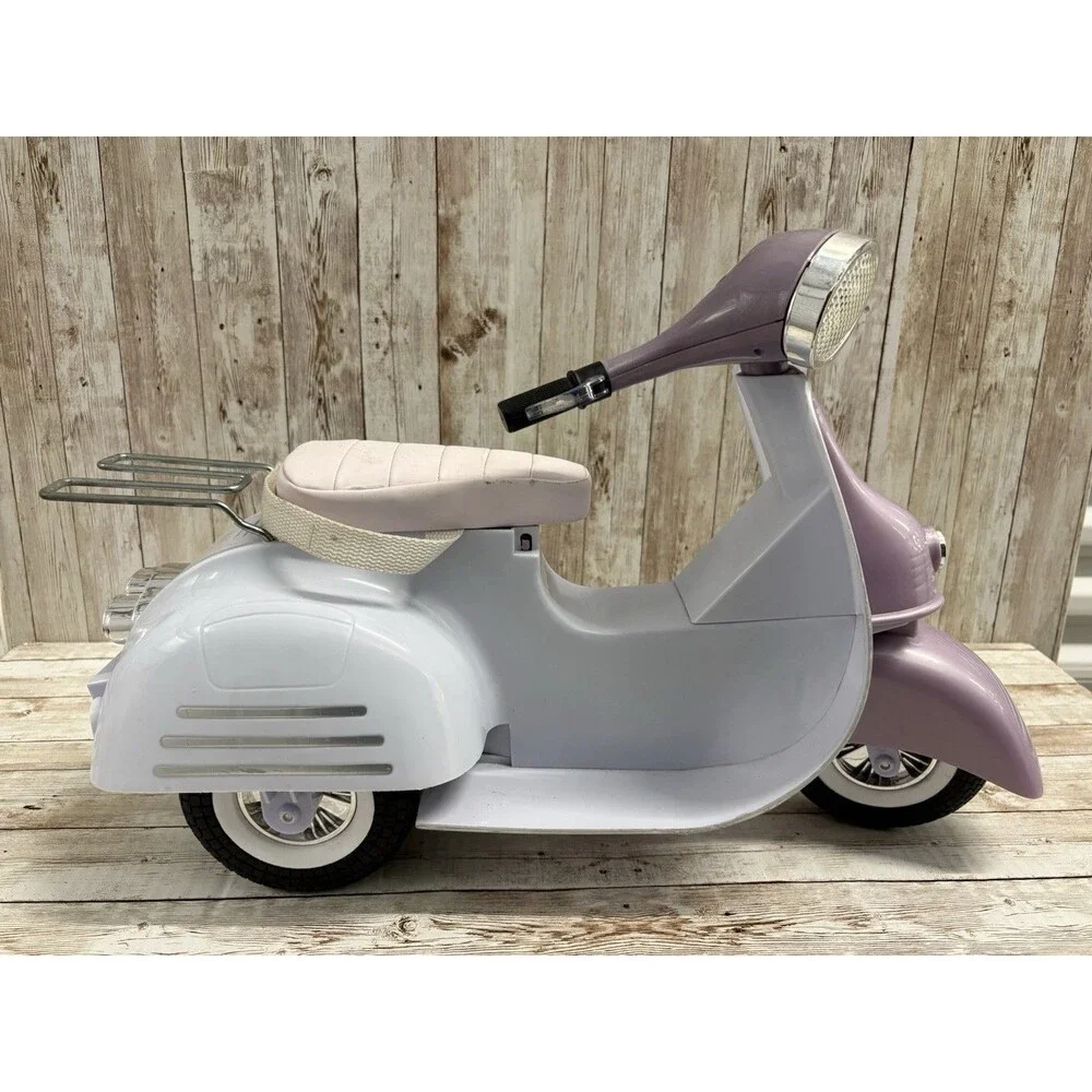 Our Generation Ride in Style Doll Scooter - Purple & White -fits American Girl